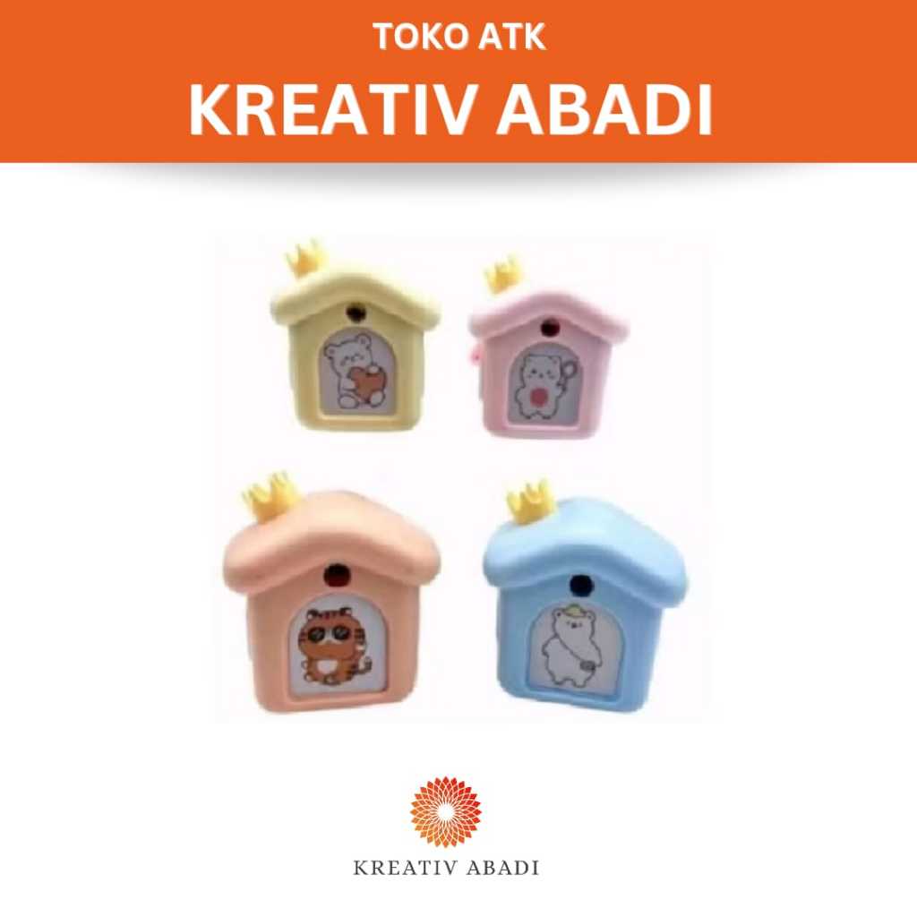 

Sharpener/Serutan Pencil Putar 635 Rumah Animal