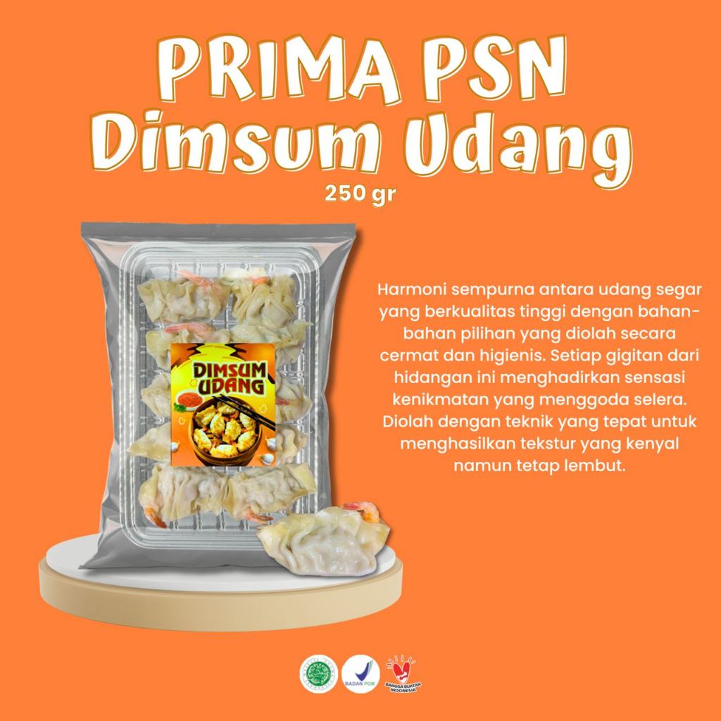 

Prima PSN Dimsum Udang 250 gr