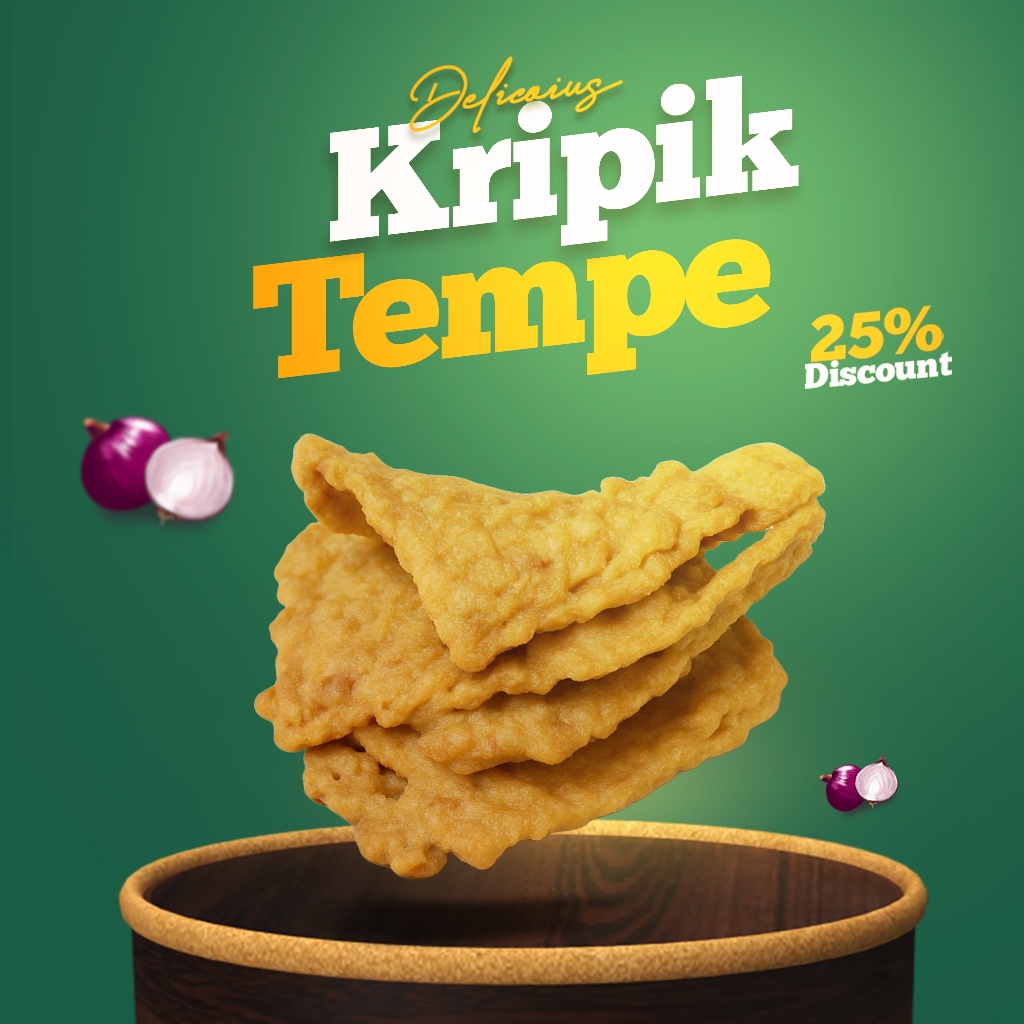 

(KHAS BANDUNG) TEMPE GORENG MAKANAN RINGAN KRIUK RENYAH TERMURAH 250GR 500GR 1KG