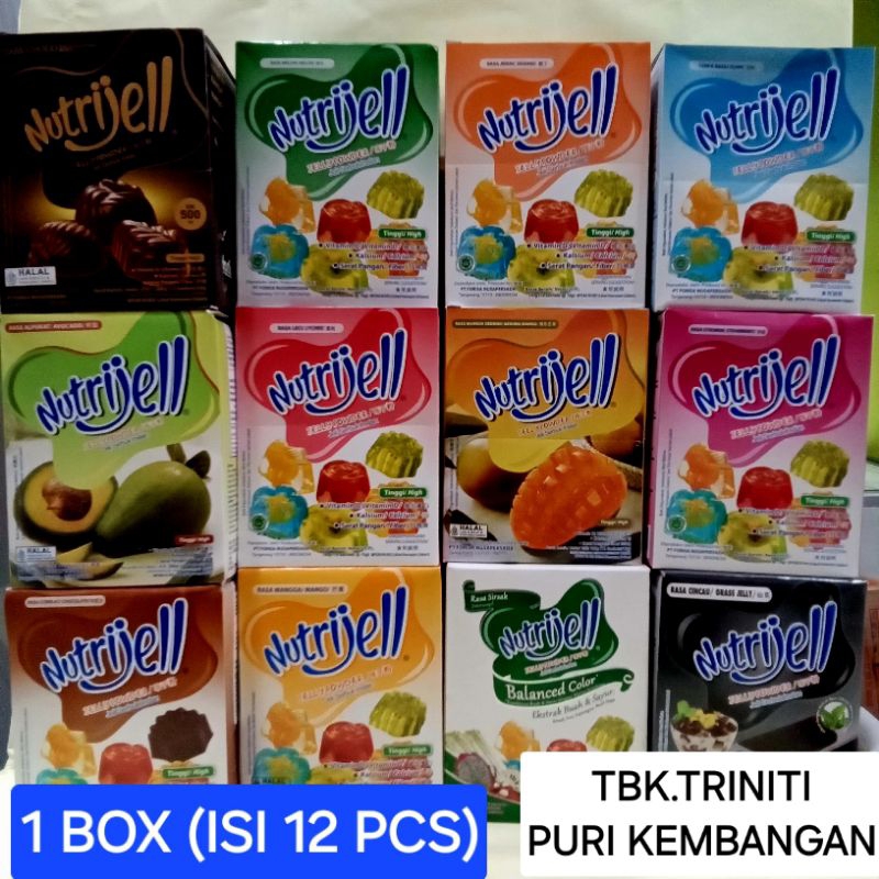 

Nutrijel Jelly Berbagai Rasa 1Box ( Isi 12 Pcs )