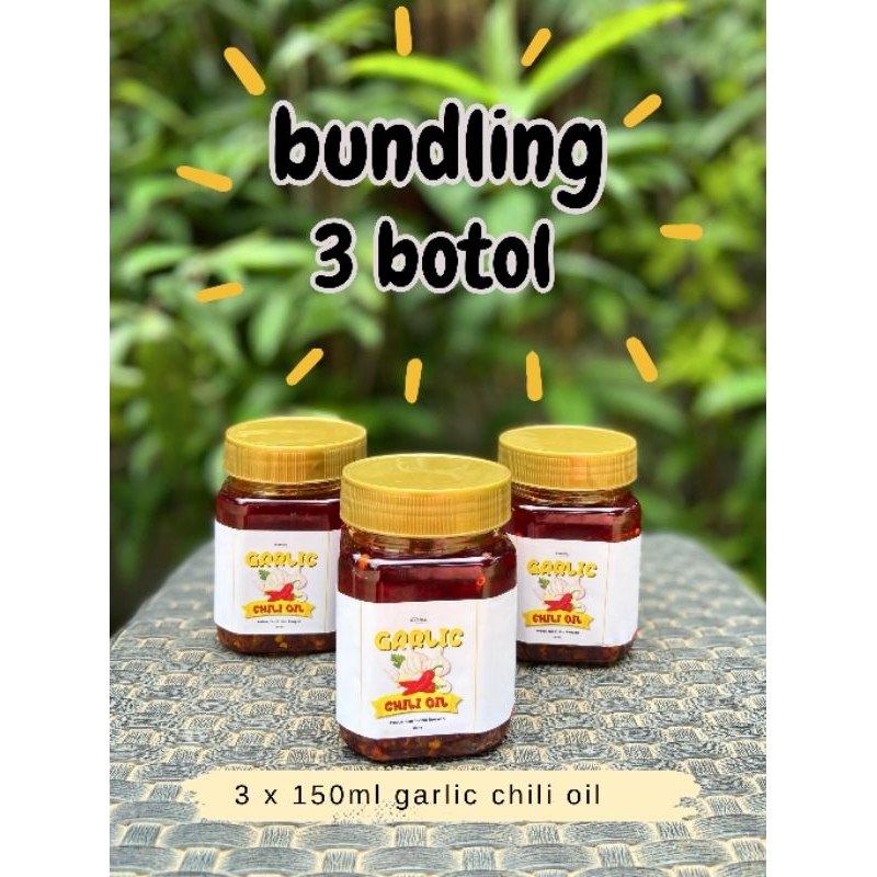 

Bunding 3 pcs Premium Garlic Chili Oil by Dapurmamima