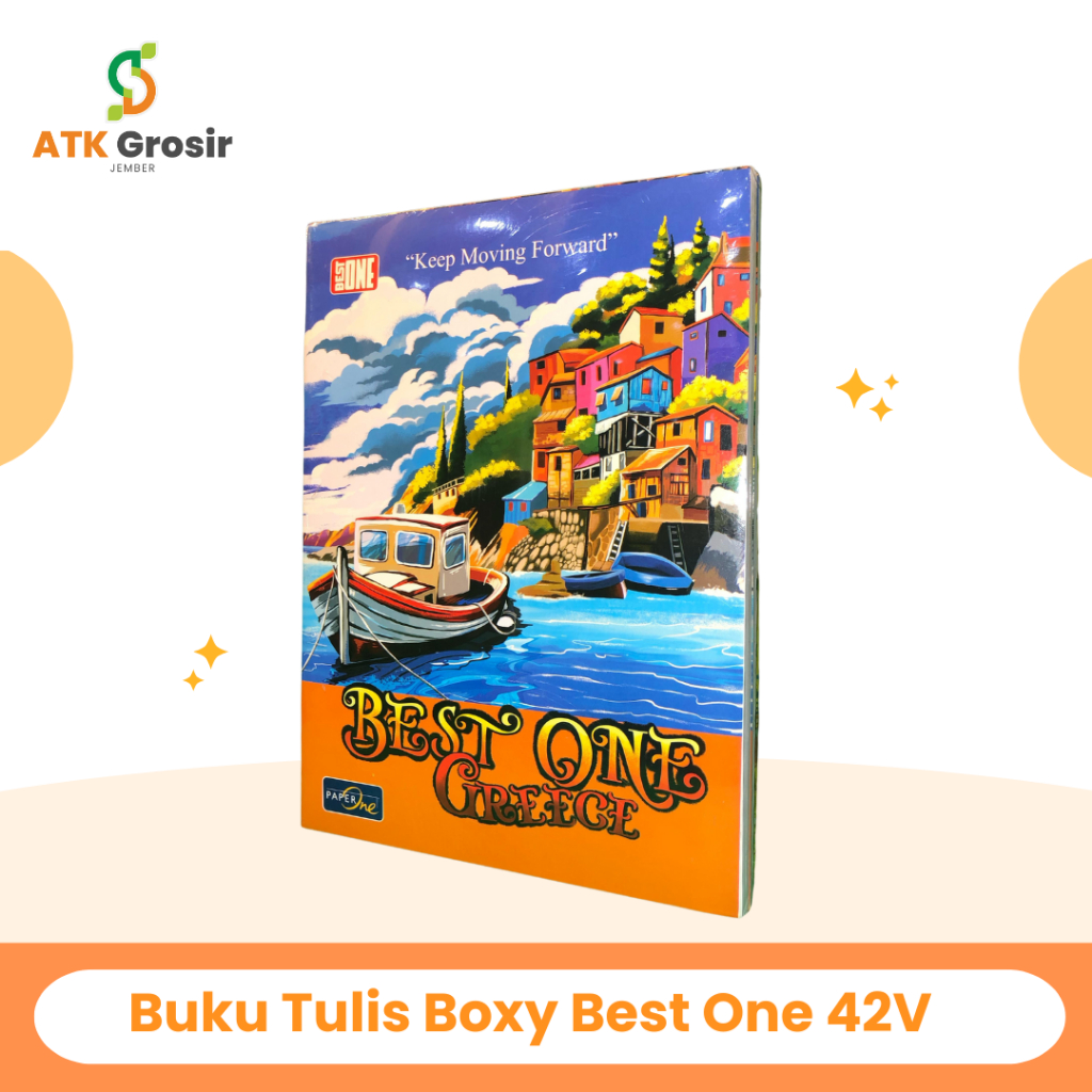 

Buku Tulis Boxy BEST ONE 42 Lembar (1 Pack Isi 6 Buku) (S:PAK)
