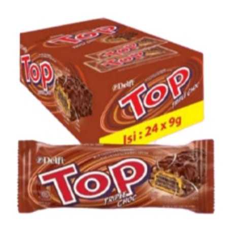 

DELFI CHOCOLATE WAFER TOP TRIPLE CHOC 9 g (1 Box= 24 pcs)