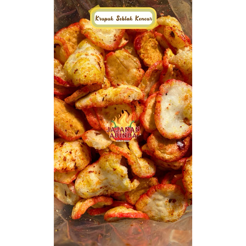

Krupuk Seblak Kencur Pedas 250gr