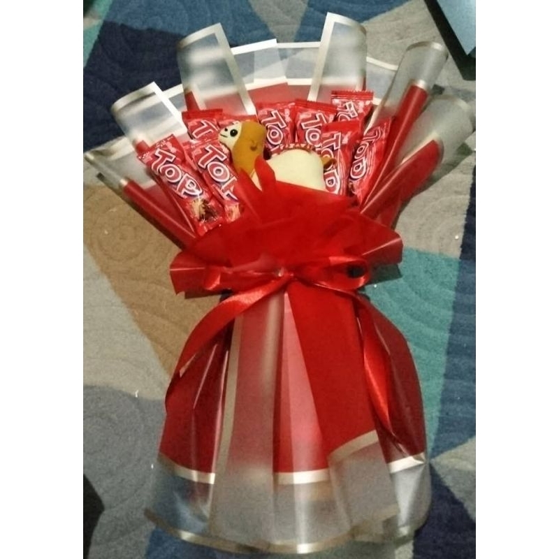 

buket boneka & snack