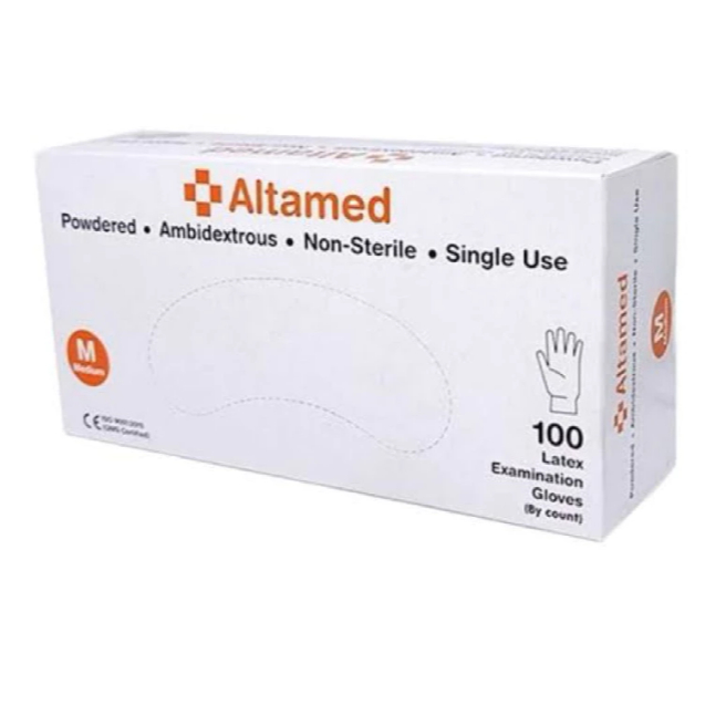 SARUNG TANGAN LATEX ALTAMED / HANDSCOON ALTAMED