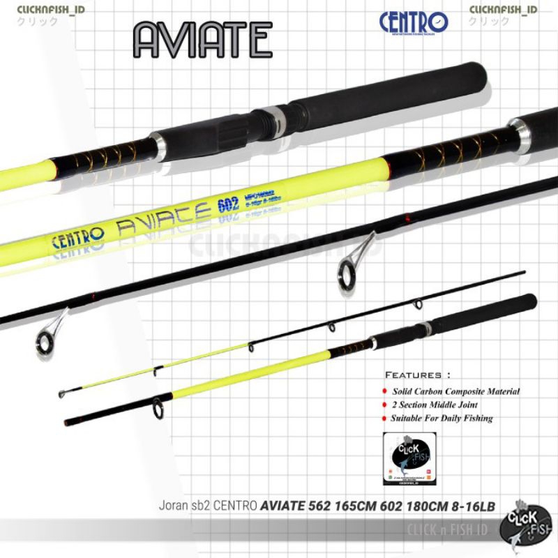 Joran Sambung 2 Centro Aviate 180cm