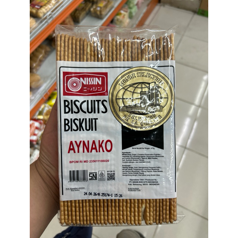 

NISSIN biskuit AYNAKO 475gram