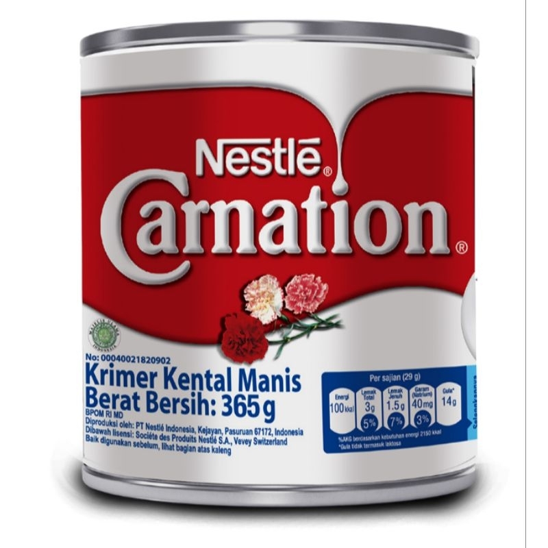 

Carnation krimer kental manis kaleng 365 gram