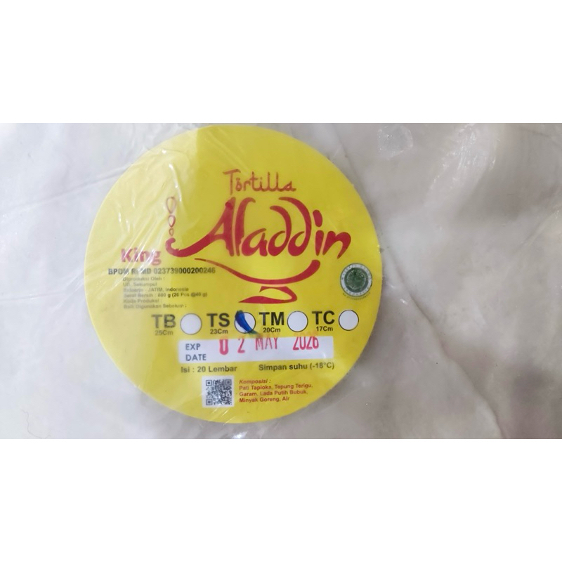 

Kulit Tortila Aladin 23 cm