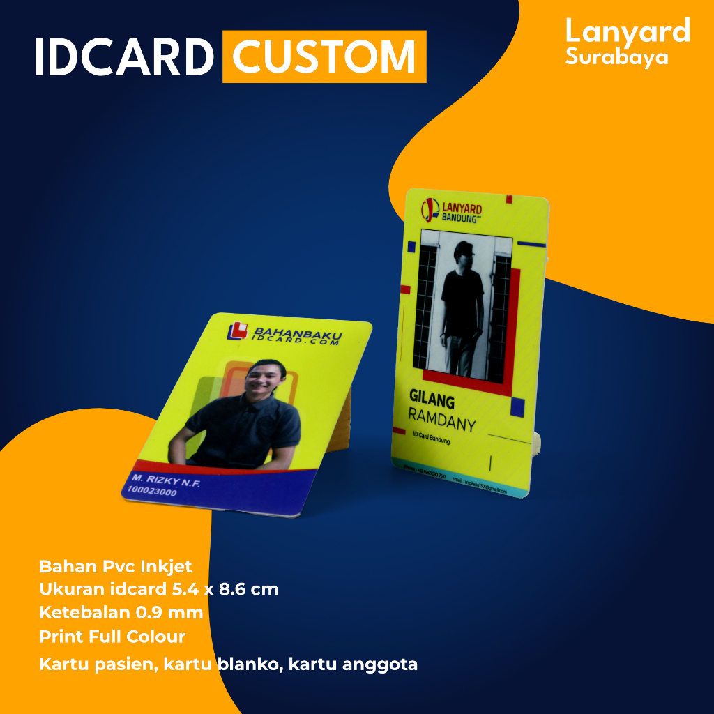 

Cetak Idcard / Cetak KARTU / Bahan PVC Premium Cetak Idcard Murah
