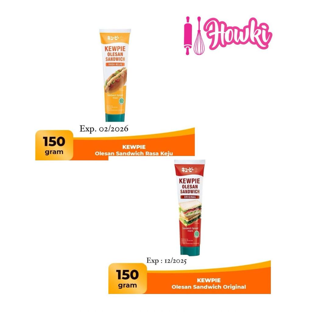 

KEWPIE Olesan Sandwich Original / Keju 150gr - KEJU dan ORIGINAL