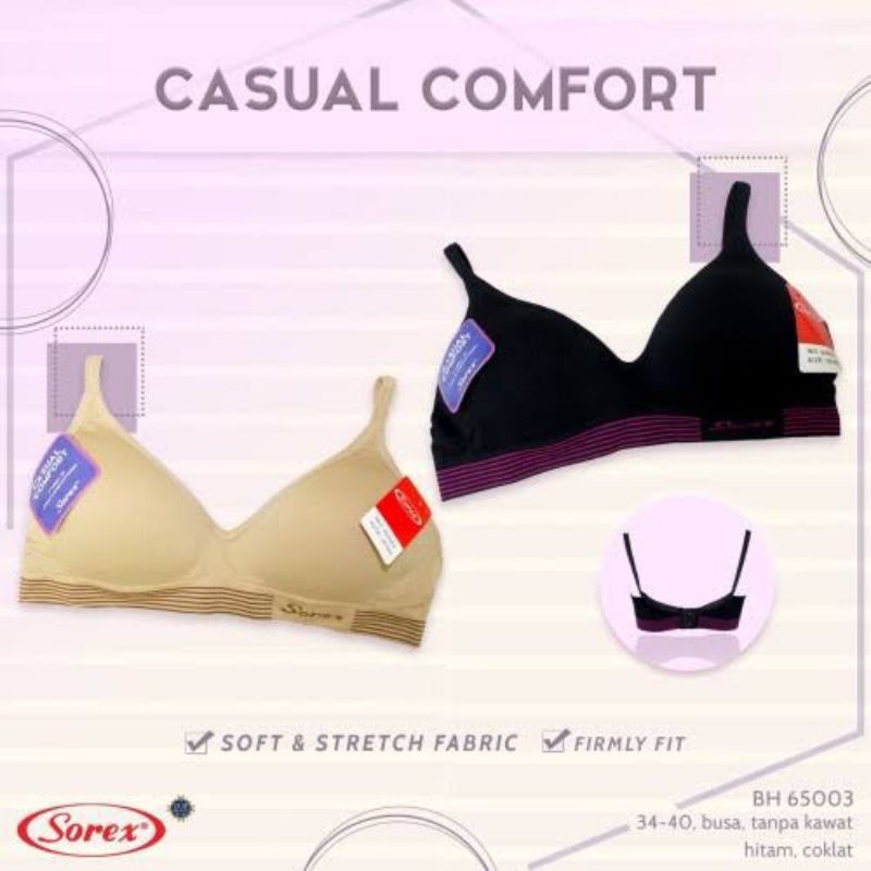 Bra Sorex 65003 / Bh sorex 65003 / Daleman sorex / Bra sorex  sport rajut /  Pakaian dalam sorex bra