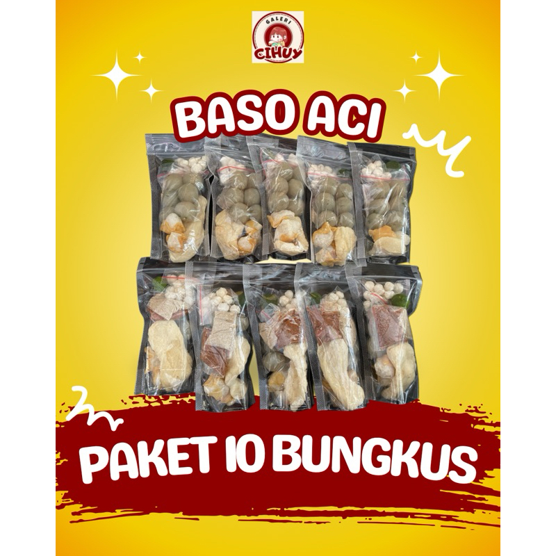 

Baso Aci Paket 10 pcs Instan Pedas Murah
