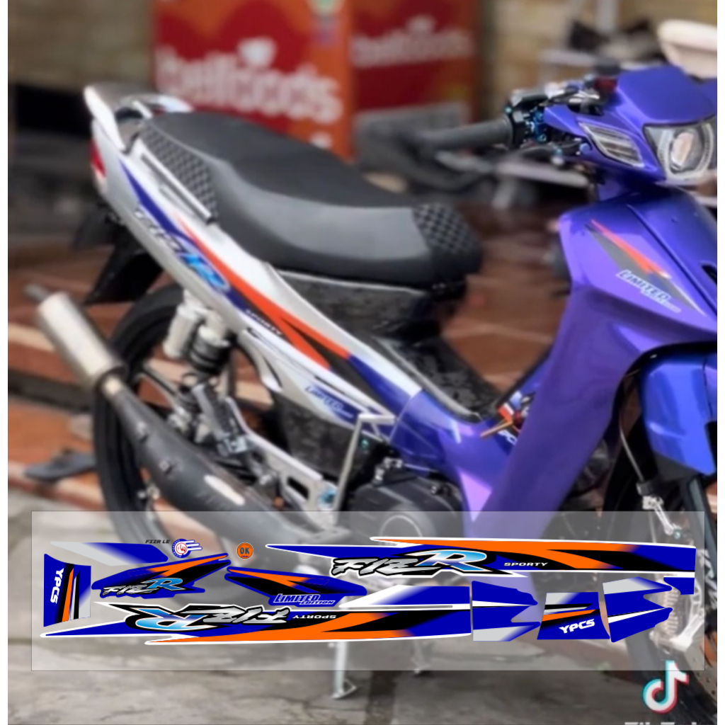 STRIPING FIZR LE LIMITED EDITION BIRU  OREN RGB FIZ R