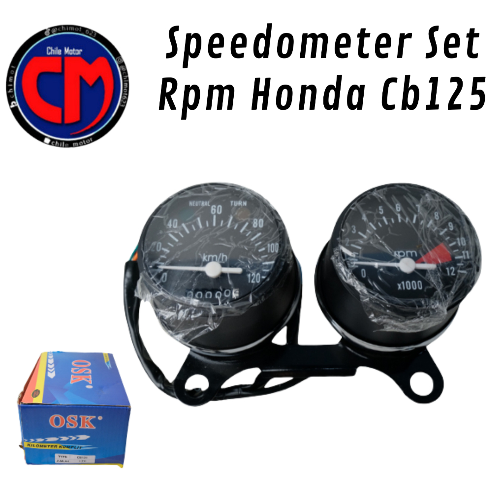 Speedometer Set Rpm Honda Cb125 Cb 125