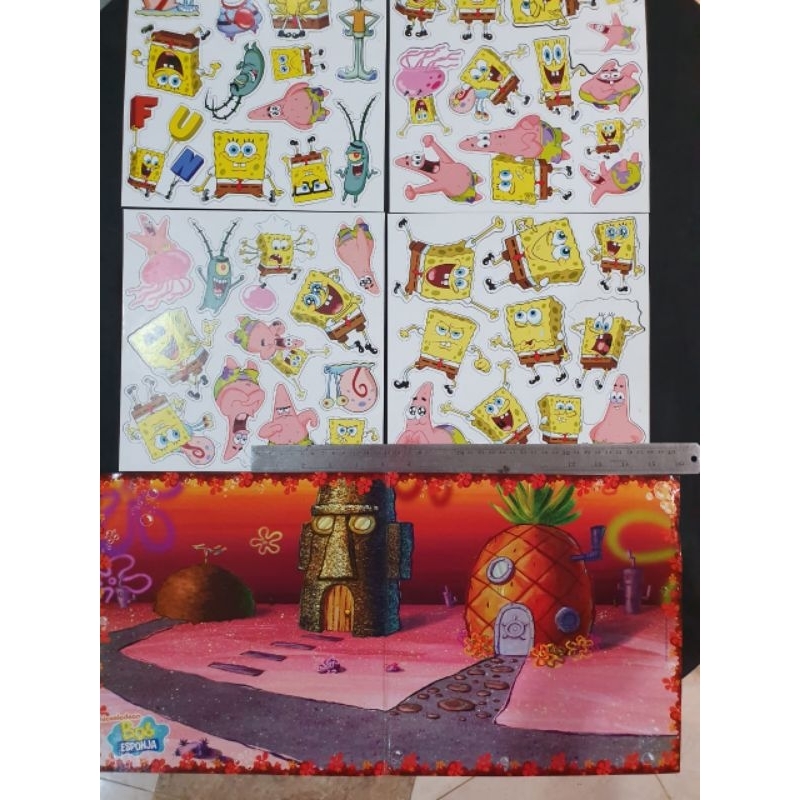 puzzle mahnetic Spongebob buku edukasi anak buku cerita