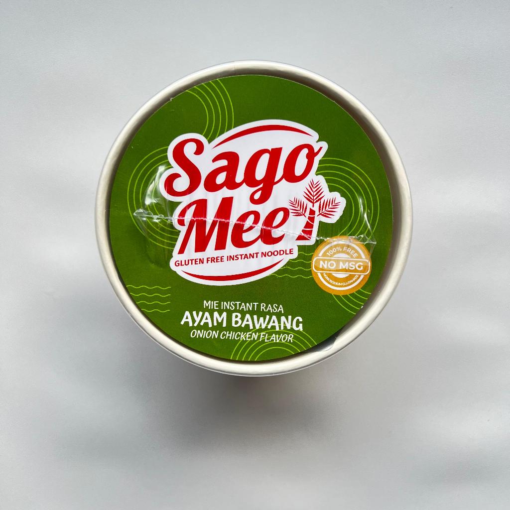 

SAGO MEE Mie Instant AYAM BAWANG 70gr - GLUTEN FREE!! NO MSG & GMO