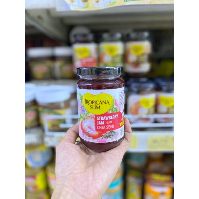 

Tropicana Slim Strawberry jam selai bebas gula pasir cocok untuk diabetes dan diet