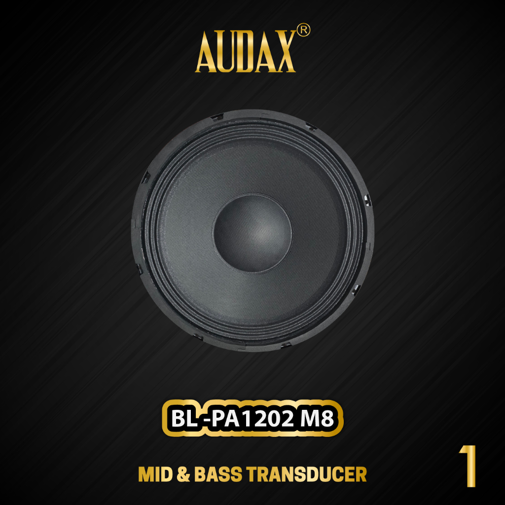 Audax - Speaker Pasif 12" Bell BL-PA 1202 M8 Mid & Bass Transducer