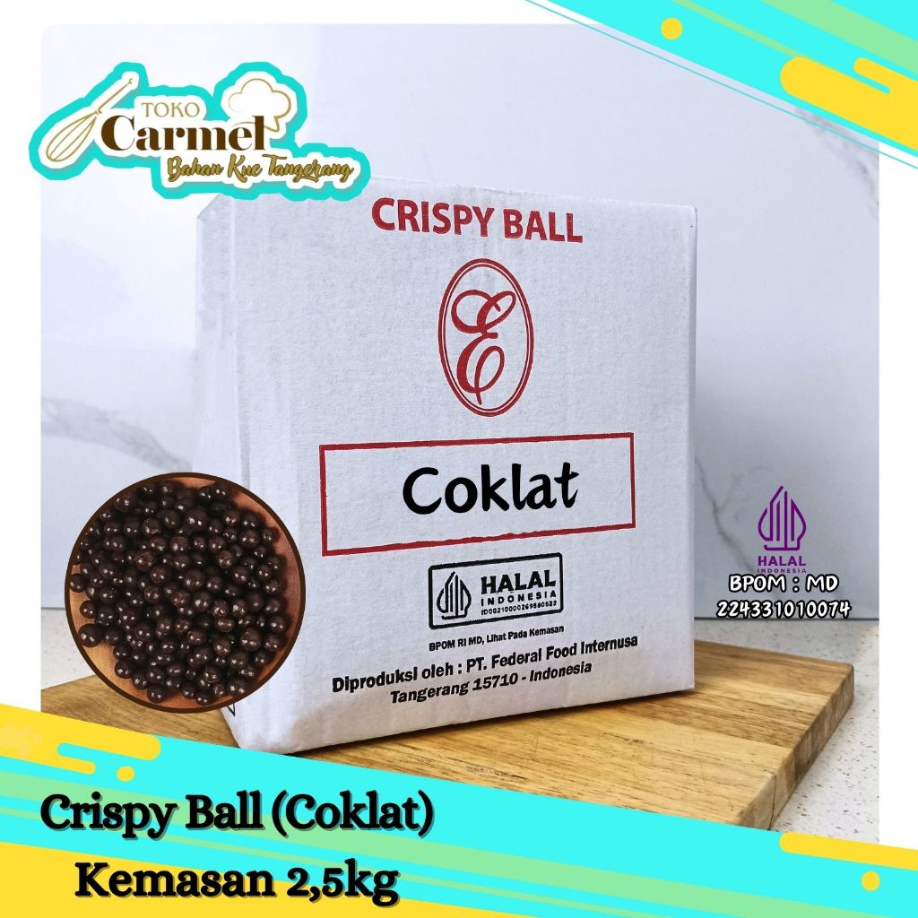 

Elmer Crispy Ball 2,5kg - Choco Caviar / Topping Donat