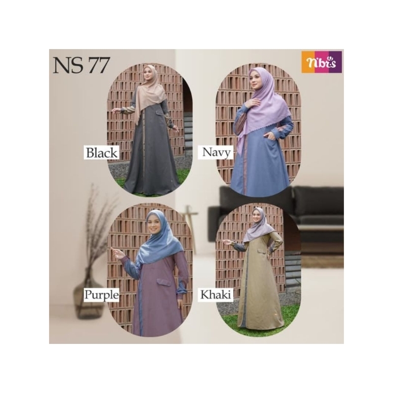 NIBRAS NS 77 GAMIS DEWASA NIBRAS