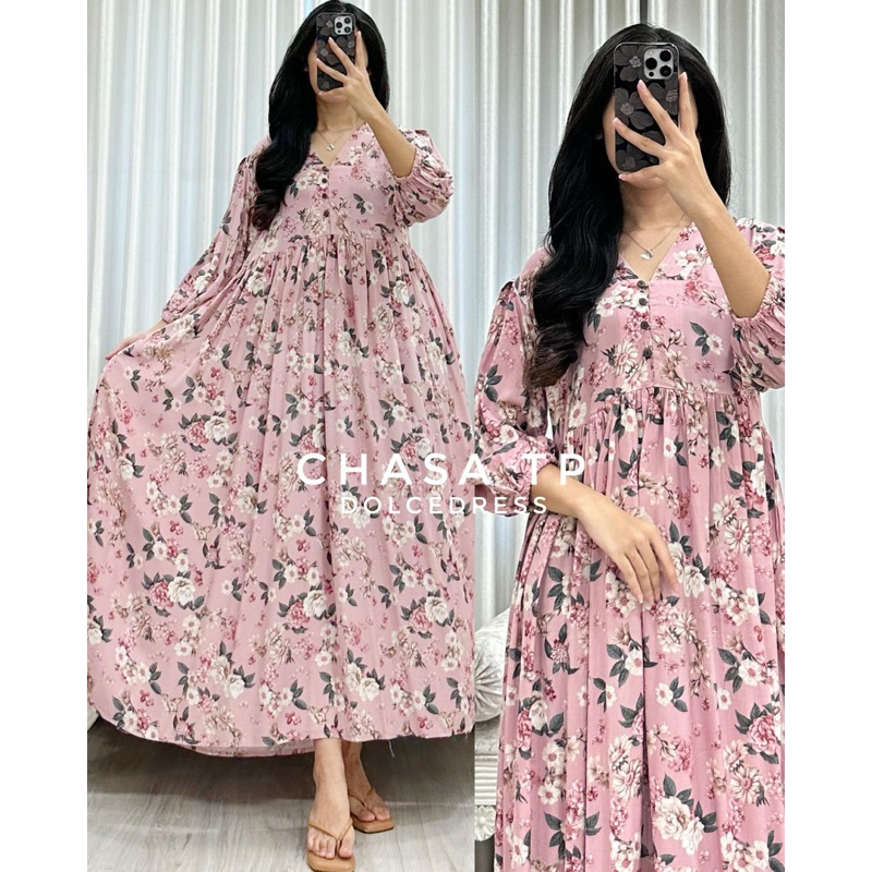 Daster Arab DOLCE CHASA TP Midi Dress Rayon