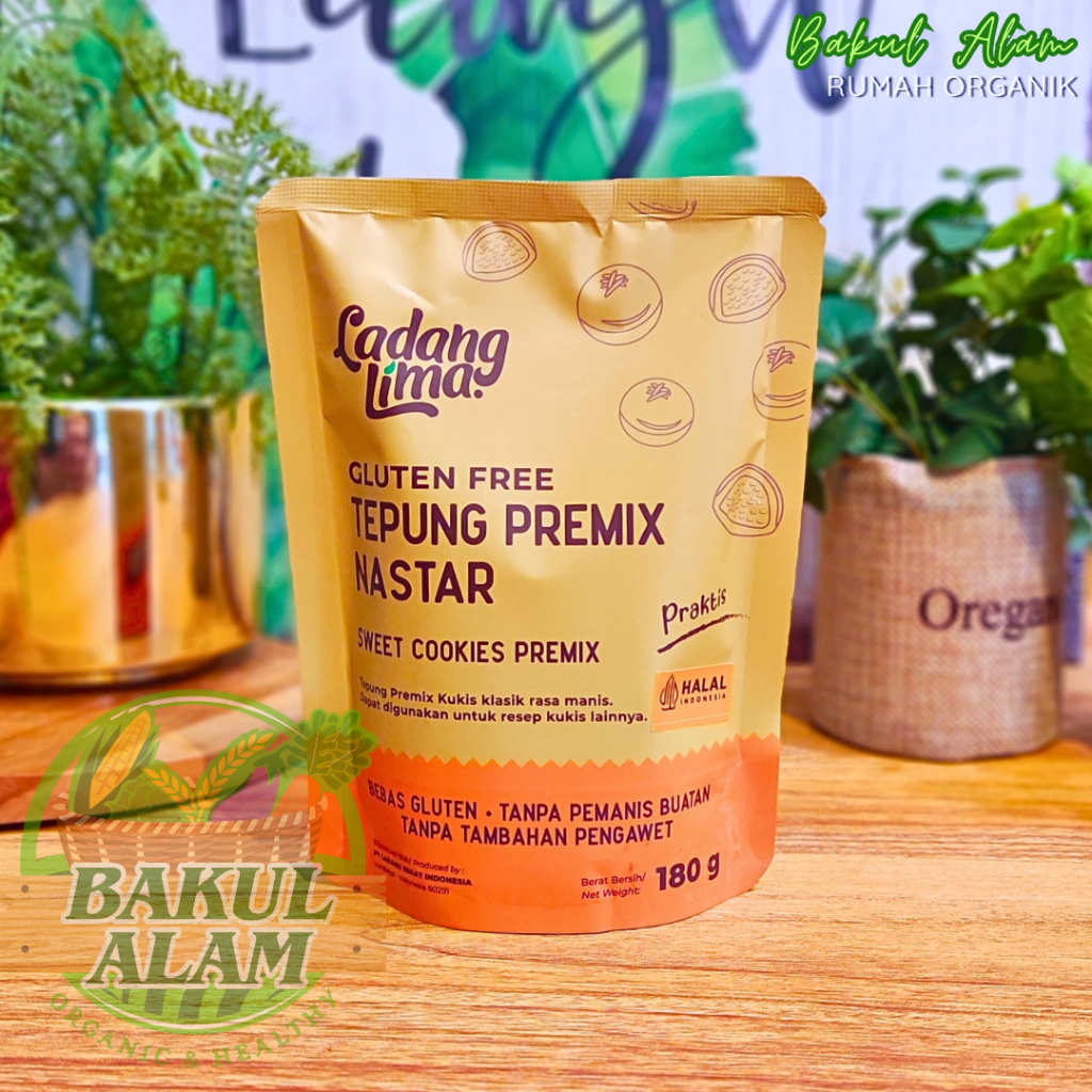 

Ladang Lima Tepung Premix Nastar Gluten Free 180 gram