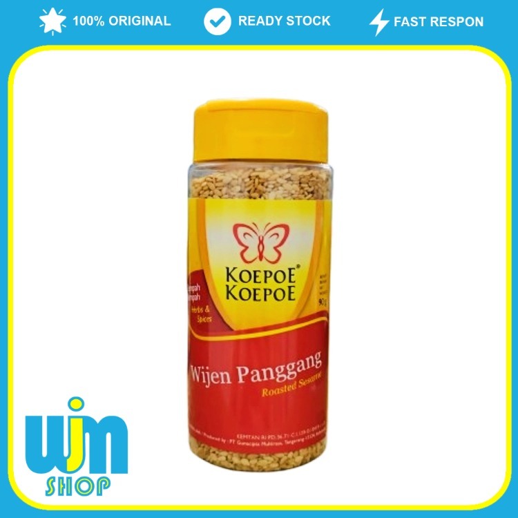 

Koepoe Wijen Panggang 90gr - Biji Wijen untuk Masakan, Topping, Kue & Roti