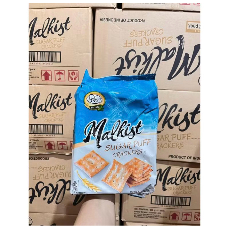 

Denex malkist sugar puff 240gr 1 dus isi 12pcs