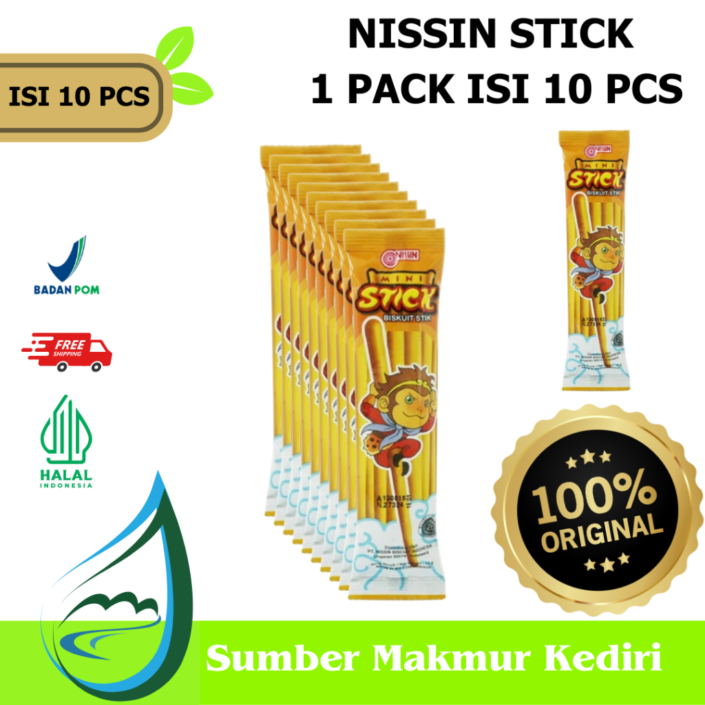 

Nissin Mini Stick 1 PACK ISI 10 PCS - Kediri