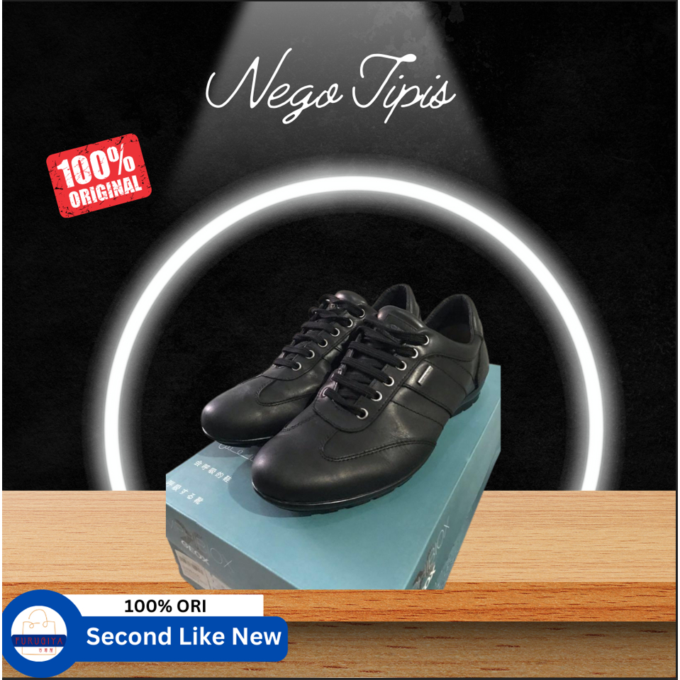 Sepatu Geox Amphibiox – Hitam – Preloved Like New – 100% Original