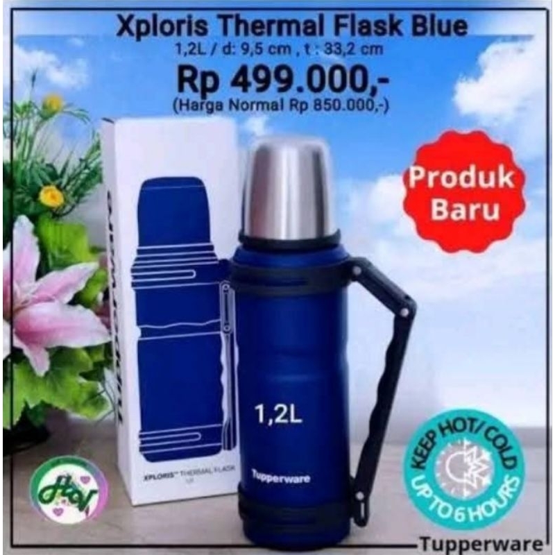Xploris Thermal Flask blue 1,2L