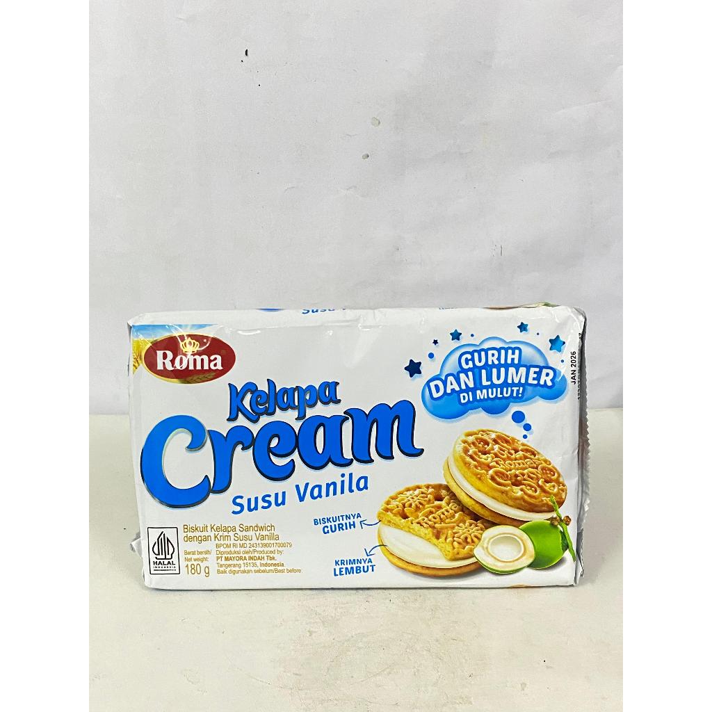 

ROMA KELAPA CREAM VANILLA 180G