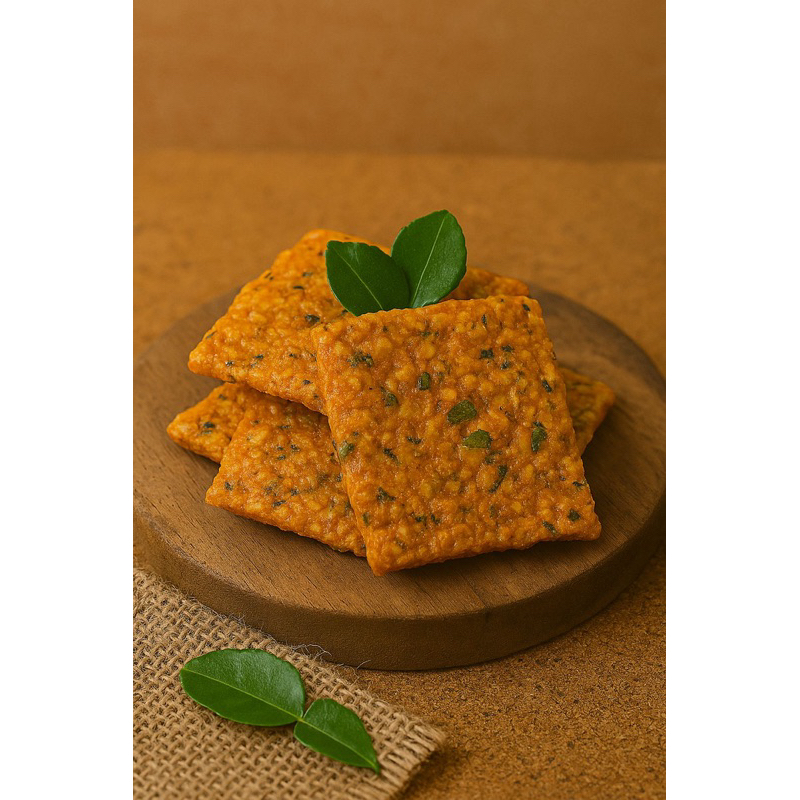 

Tempe Kriuk Rempah Eksotik | Tempe Kriuk Asli – Daun Jeruk & Asam Jawa | Gluten-Free | Camilan Sehat | Camilan Diet