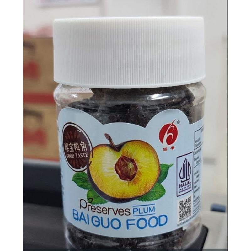 

Bai guo food preserves plum rasa madu 90gram