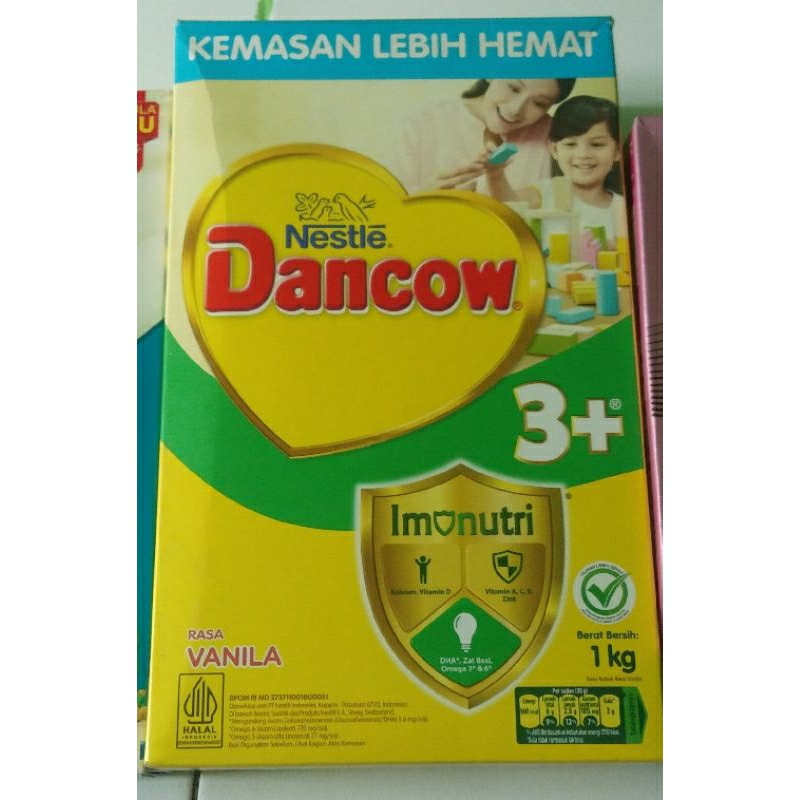 

Dancow 3+ Ukuran 1kg Rasa Vanila