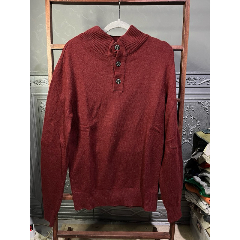 [THRIFT] Sweater Lanzi (Maroon)