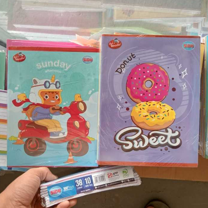 

1 Pak Buku Sidu 38 Lembar Buku Tulis Buku Catatan
