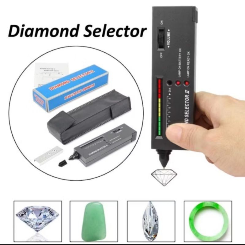 Alat Deteksi Berlian Diamond Gemstone Alat Tester Batu Mulia