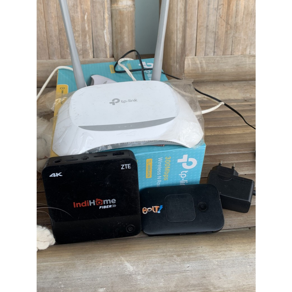 Paket STB OpenWrt + Modem E5577 + Router Tp-Link WR840N