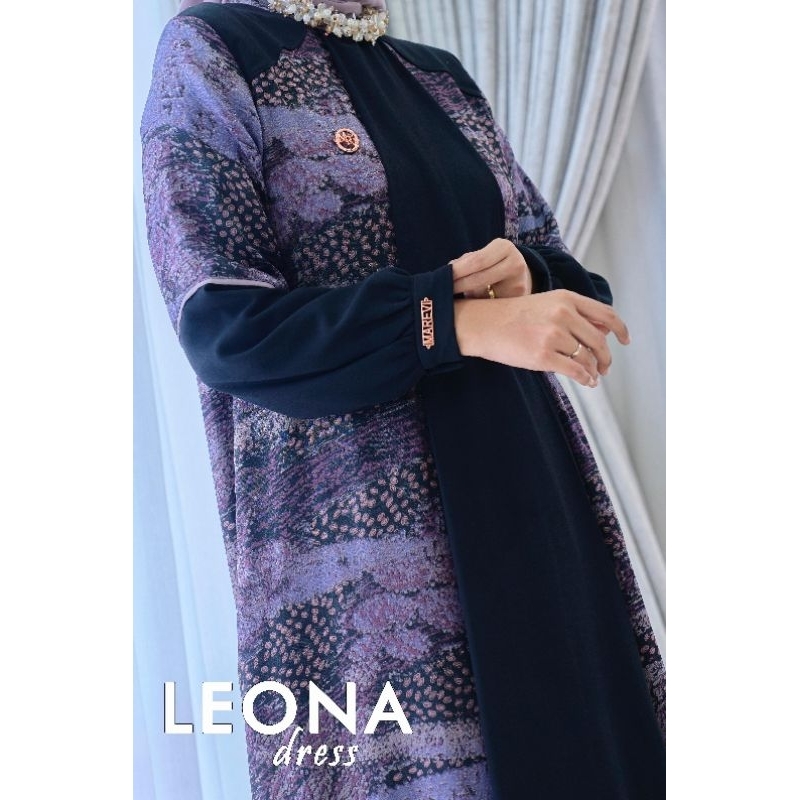 LEONA DRESS / GAMIS PESTA WANITA / DRESS MEWAH ORI BY MAREVI (HANYA SIZE STANDAR)