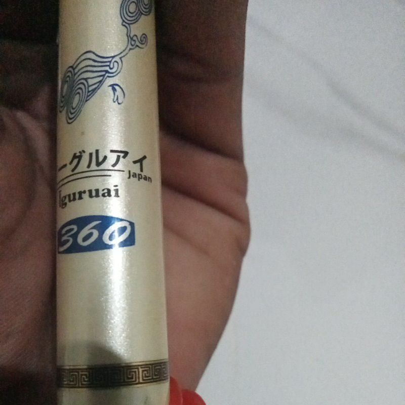 iguruai, white koi p360, kondisi layak pakai, hanya lilit ujung resin, sesuai deskripsi foto atau vi