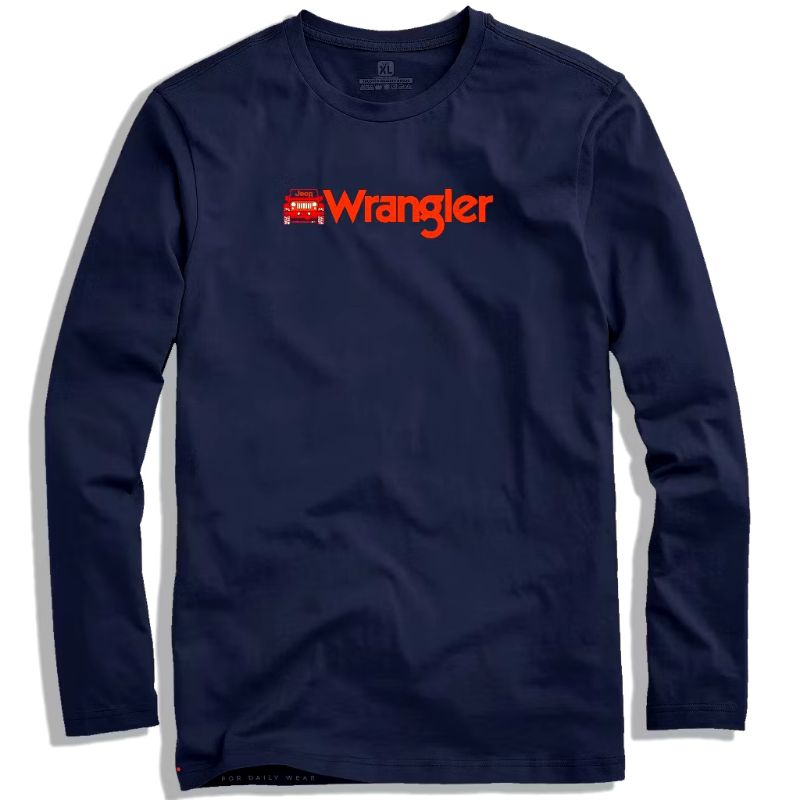 T-Shirt Wrangler Active | Kaos Oblong Dewasa | Pakaian Pria | Kaos Distro | Kaos Lengan Panjang