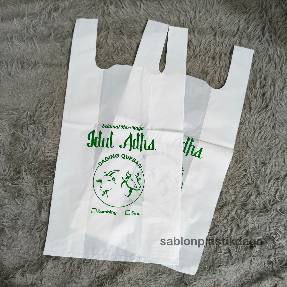 

iDk90 Isi 50pcs (Size 21cm x 42cm) Plastik Idul Adha, Plastik Lebaran, Kantong Bingkisan Qurban,
