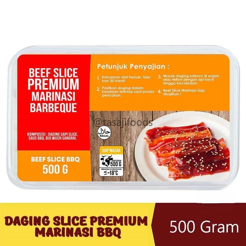 

BEEF SLICE PREMIUM MARINASI BBQ 500GR