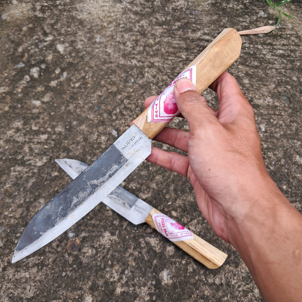 pisau dapur pisau iris pisau serbaguna bahan hss