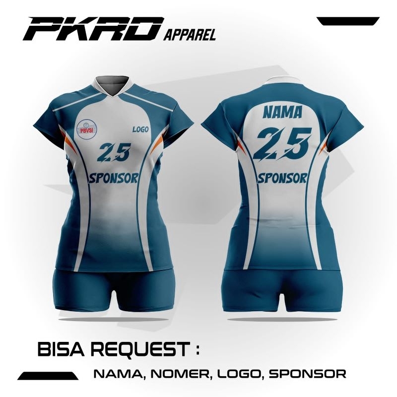 JERSEY VOLL CEWEK | JERSEY VOLLY CUSTOM | JERSEY FULL PRINTING