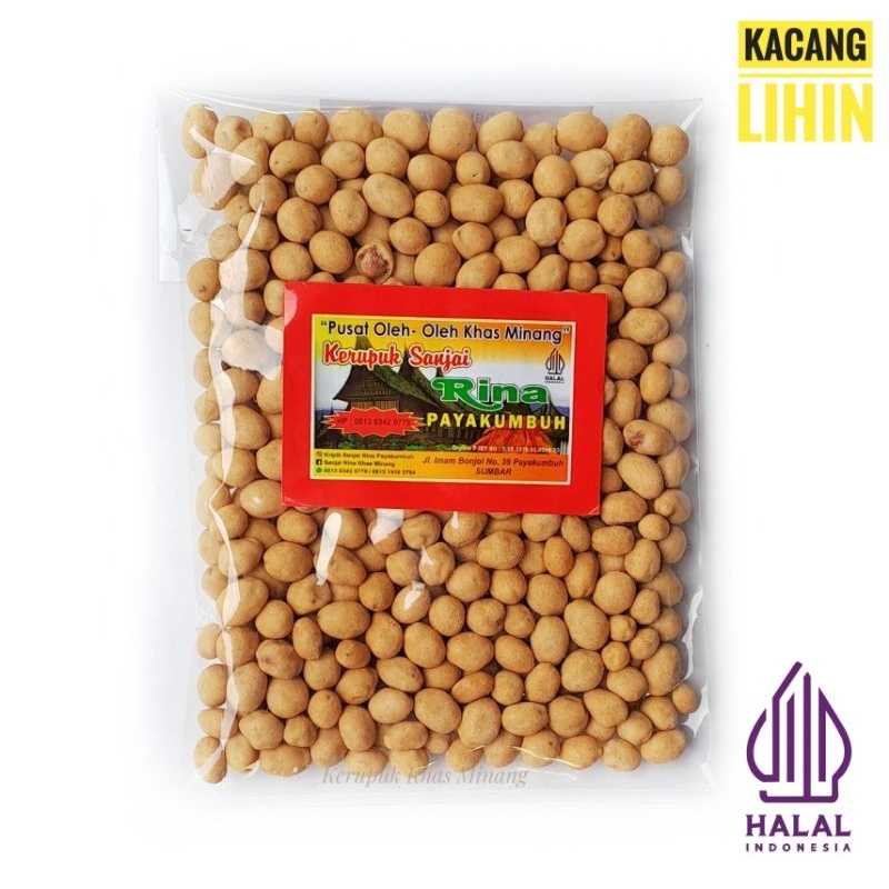 

Kacang Lihin Bulat Enak dan Gurih Khas Minang