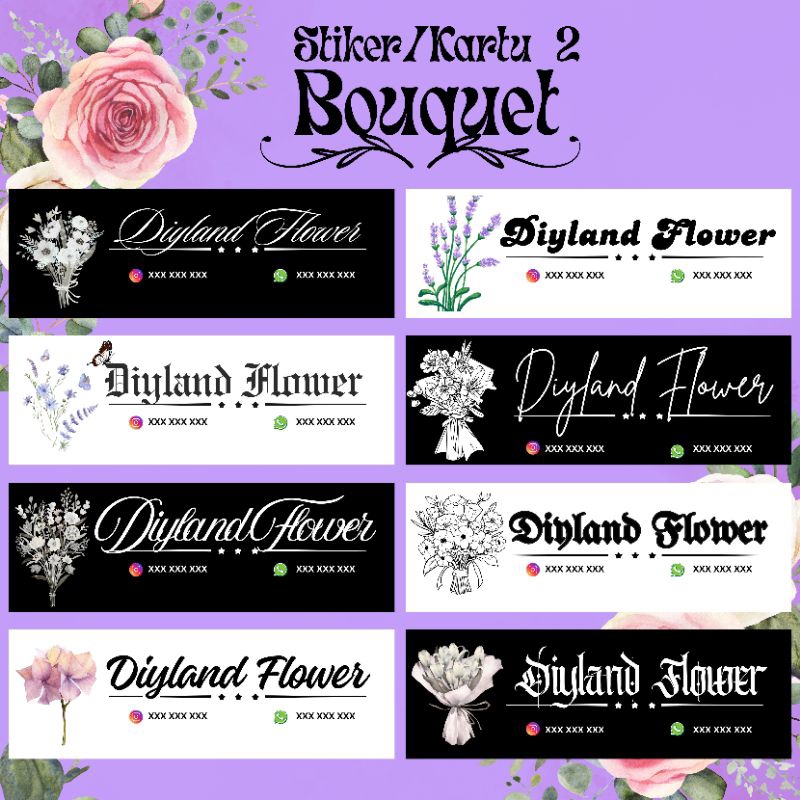 

NEW! STIKER BUKET / STIKER BOUQUET / KARTU BUKET / KARTU BOUQUET [100% ORIGINAL]